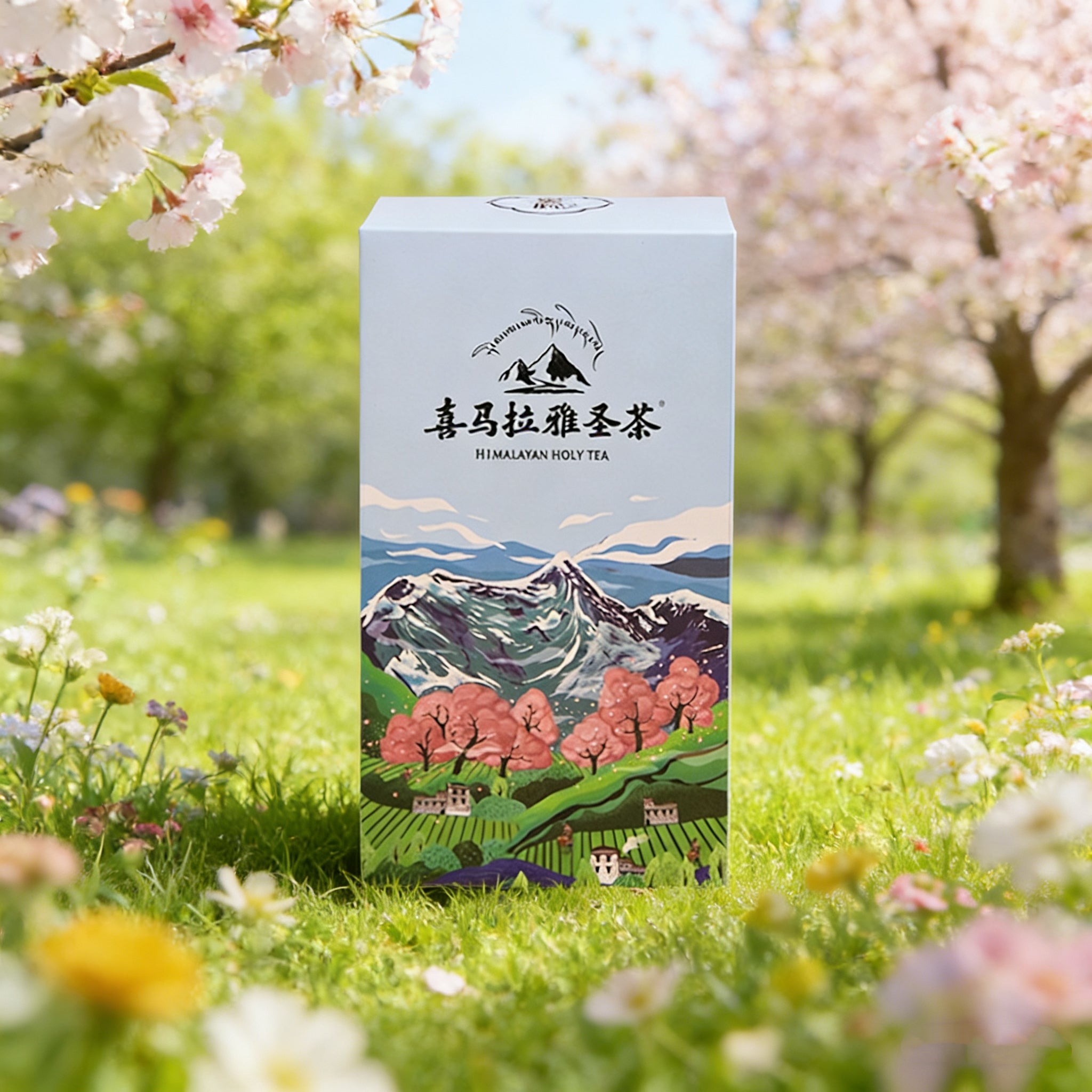 green tea, springtime tea, detail