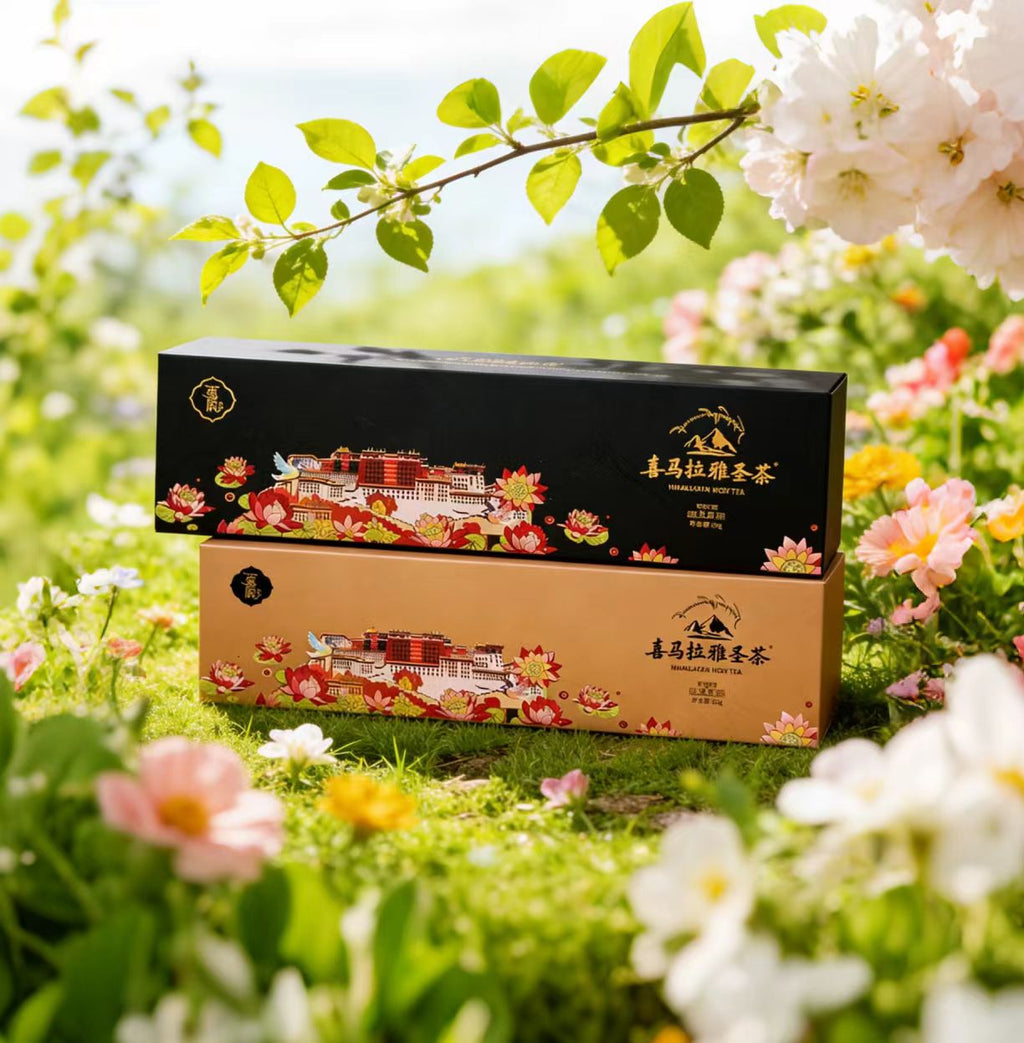 red tea, green tea, springtime tea 